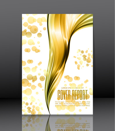 Template design for cover. Banner in A4 size. Abstract background. Vector, illustration.のイラスト素材