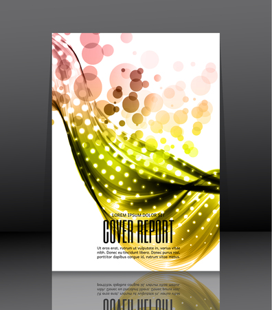 Template design for cover. Banner in A4 size. Abstract background. Vector, illustration.のイラスト素材