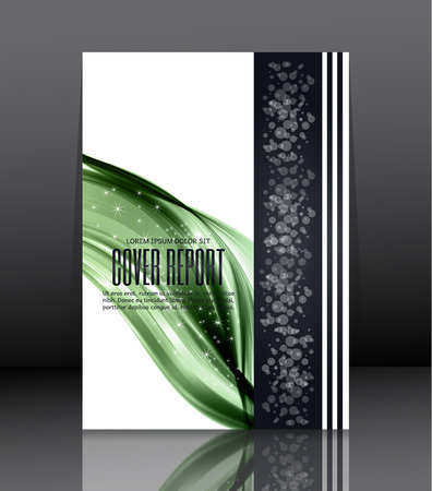 Template design for cover. Banner in A4 size. Abstract background. Vector, illustration.のイラスト素材