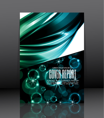 Template design for cover. in A4 size. Abstract background.のイラスト素材