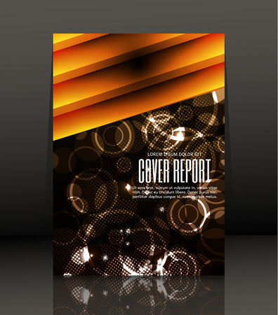 Template design for cover. in A4 size. Abstract background.のイラスト素材