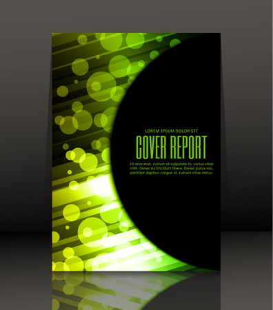 Template design for cover. Banner in A4 size. Abstract background. Vector, illustration.のイラスト素材