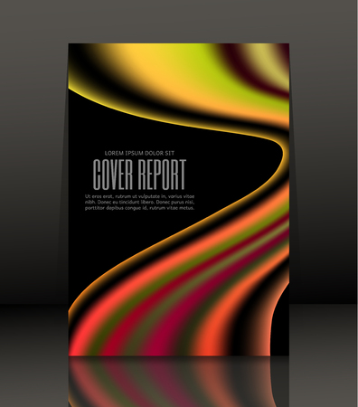 Template design for cover. Banner in A4 size. Abstract background. Vector, illustration.のイラスト素材