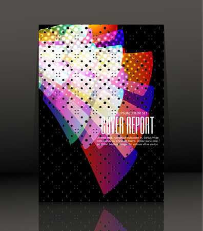 Template design for cover. Banner in A4 size. Abstract background. Vector, illustration.のイラスト素材