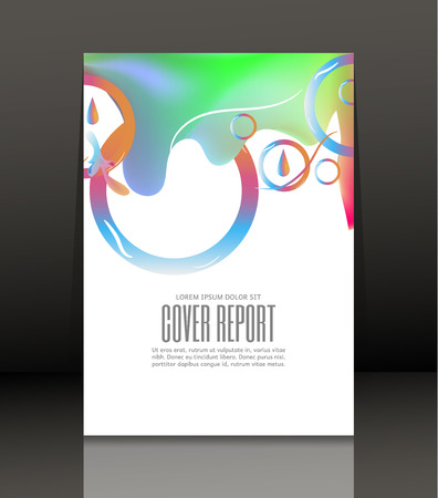 Template design for cover. Banner in A4 size. Abstract background. Vector, illustration.のイラスト素材