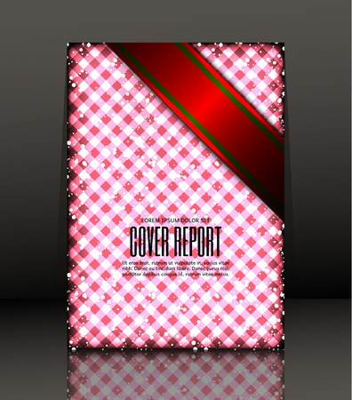 Template design for cover. Banner in A4 size. Abstract background. Vector, illustration.のイラスト素材