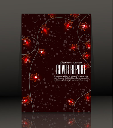 Template design for cover. Banner in A4 size. Abstract background. Vector, illustration.のイラスト素材