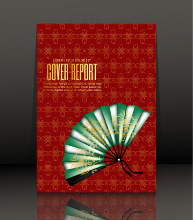 Template design for cover. Banner in A4 size. Abstract background. Vector, illustration.のイラスト素材