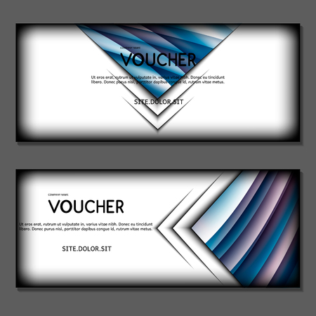 Gift voucher. Vector, illustration.のイラスト素材