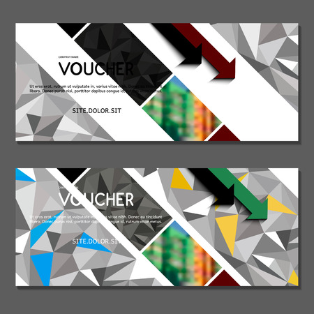 Gift voucher. Vector, illustration.のイラスト素材