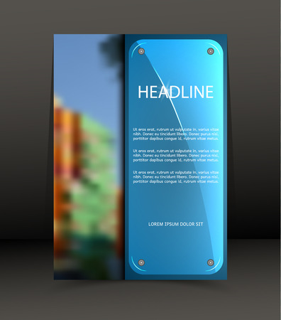 Abstract background for brochure, cover. Template for the poster. Vector.のイラスト素材