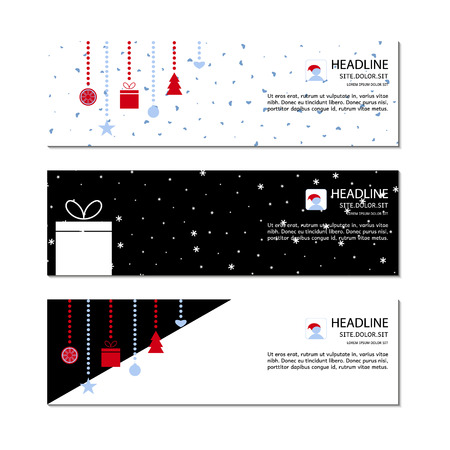 Banner template. Vector.のイラスト素材