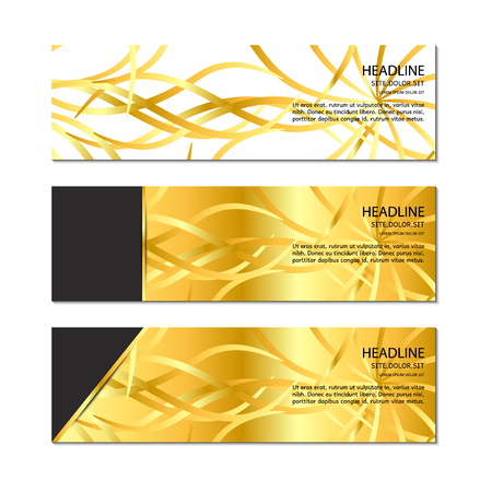 Banner template. Vector.のイラスト素材