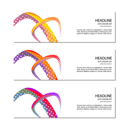 Banner template. Vector.のイラスト素材