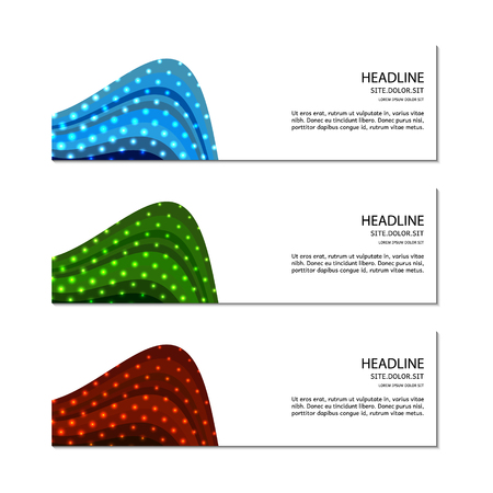 Banner template. Vector.のイラスト素材