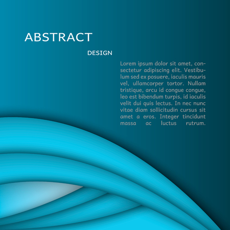 Abstract background for brochure, cover. Template for the poster, banner, wallpaper, paper. Vector. With Space for text. Blue.のイラスト素材