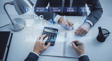 Photorealistic cozy reading scene with coffee and book created with AIの写真素材