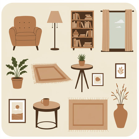 Cute gingerbread and holiday treats pack in flat vector, ideal for festive designs.のイラスト素材