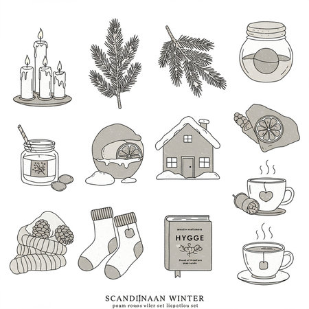 Warehouse and cardboard box icons collection in modern clean vector style.のイラスト素材