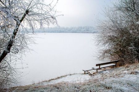 winter landscapeの写真素材