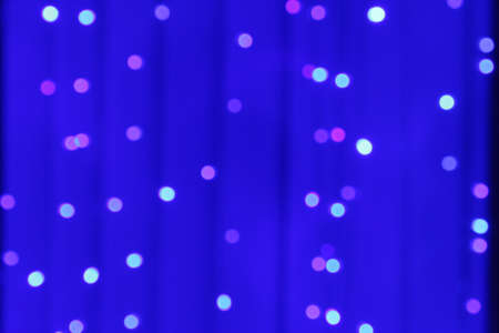street lighting. New Year's Christmas atmosphere. Blue holiday background.の写真素材