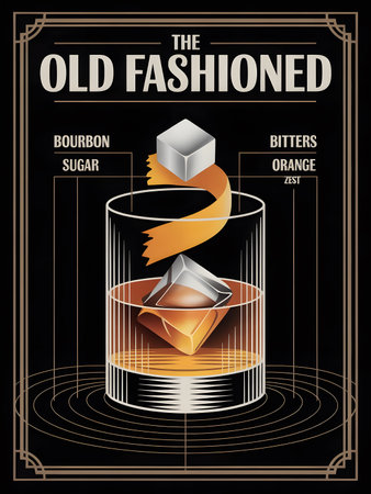 Cocktail menu design, vector illustration eps10 graphic.の素材