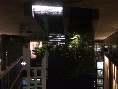 St Pancras square by nightの素材