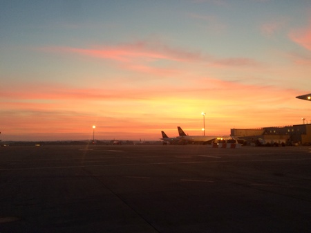 Dawn at Airportの素材