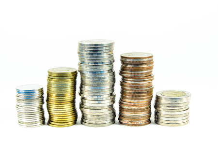 Coin stack の写真素材