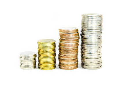 Coin stack の写真素材