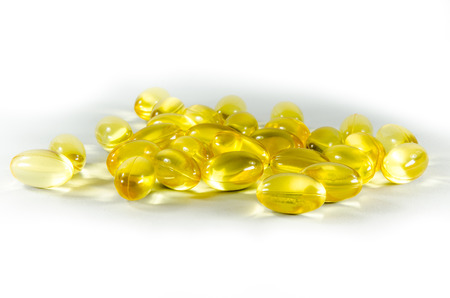 Fish oil spill の写真素材