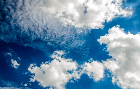 Blue sky with clouds 