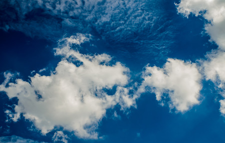Blue sky with clouds  の写真素材