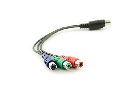 Audio cableの写真素材