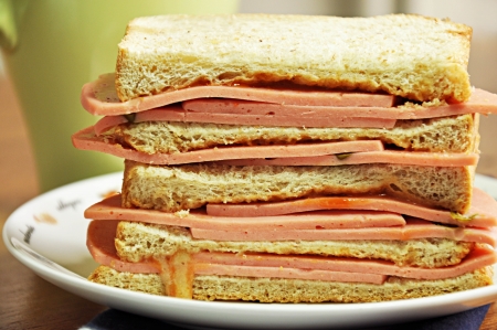 Bologna sandwichの写真素材