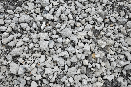Mixed small gravels and asphaltの写真素材