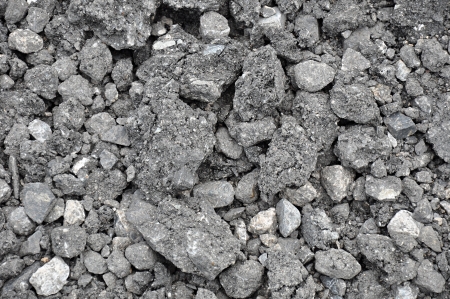 Mixed small gravels and asphaltの写真素材