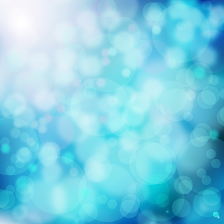 White and blue bokeh abstract backgroundの写真素材
