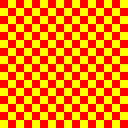 Red and yellow checkerd abstract backgroundの写真素材