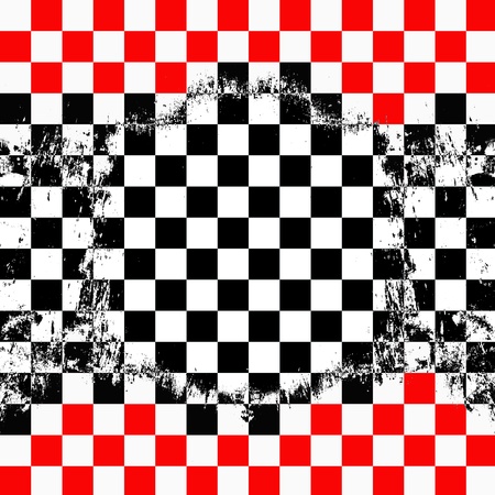 Retro style checkered backgroundの写真素材