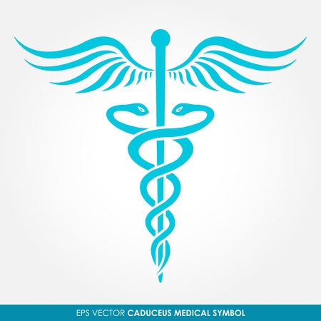Caduceus - medical vector iconのイラスト素材