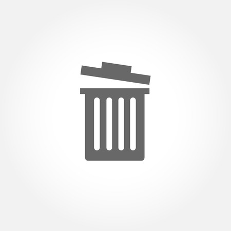 Trash bin vector iconのイラスト素材