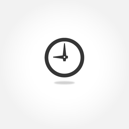 Simple clock - vector iconのイラスト素材