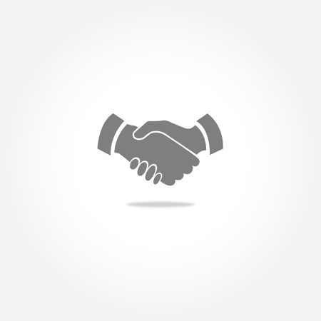Handshake vector iconのイラスト素材