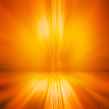 Orange abstract background with motion blur effectの写真素材