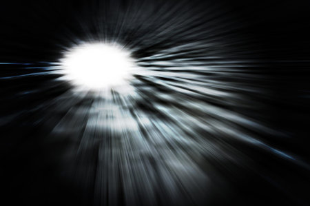Abstract black and white background with motion blur effect