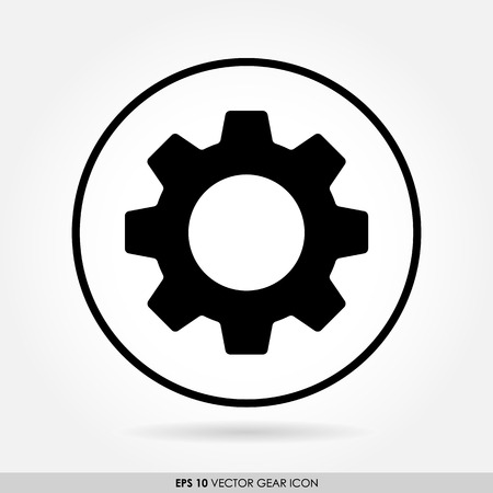 Cog or gear as mobile and web iconの写真素材