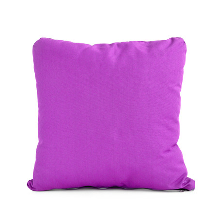 cushion isolated on white backgroundの写真素材