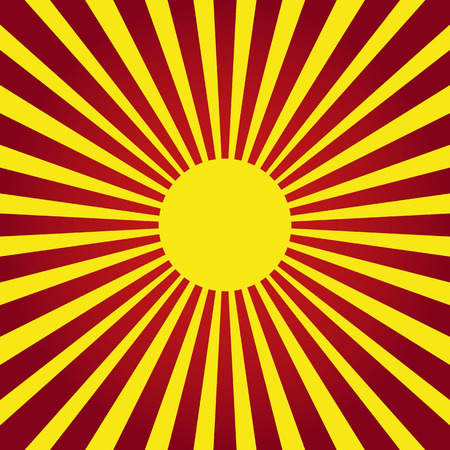 Sunburst style colorful ray abstract backgroundのイラスト素材