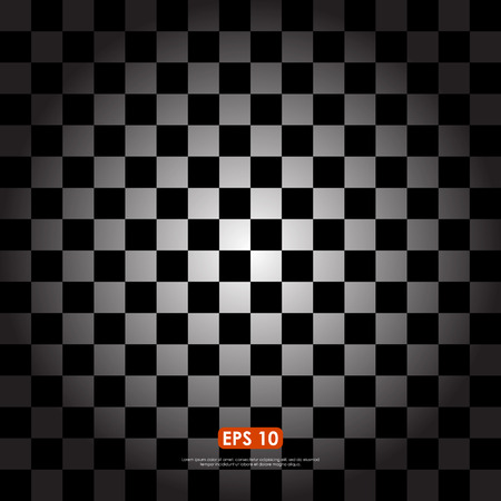 Checkered background in black & white with lomo or radial gradient effectのイラスト素材